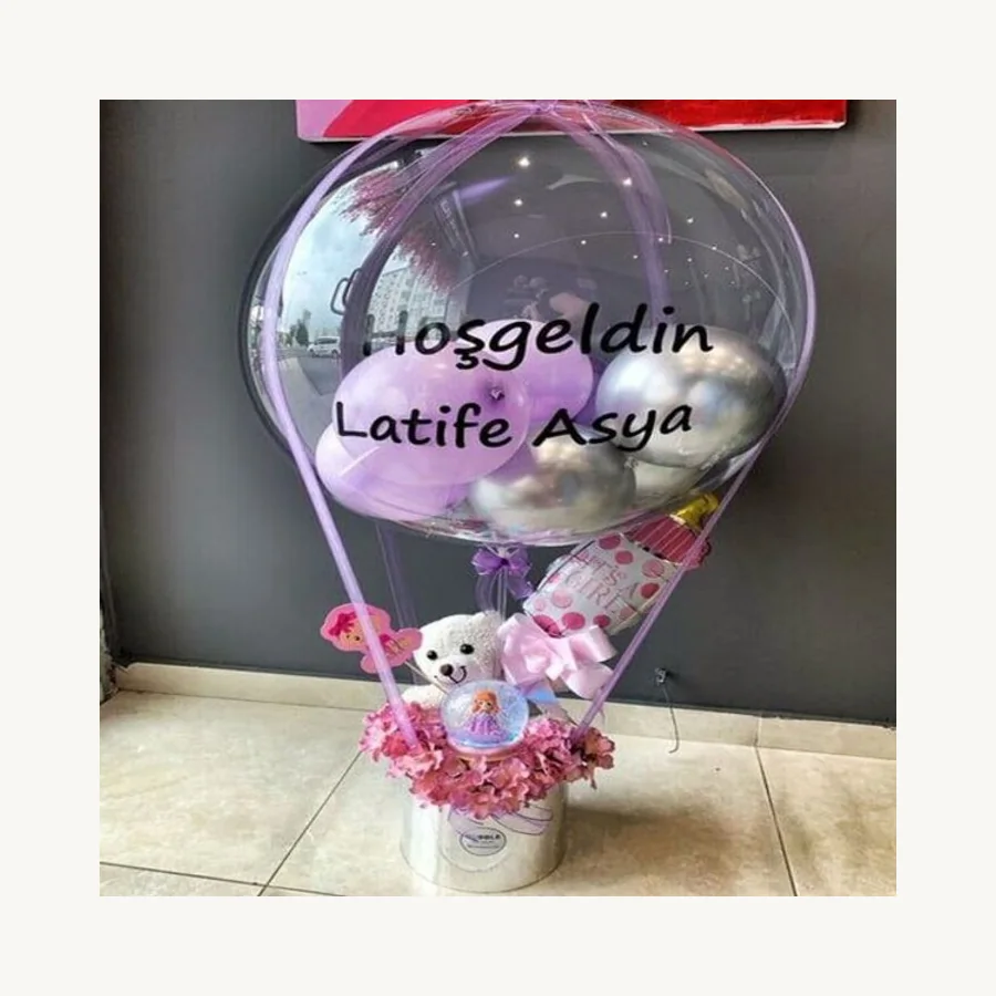 Kız Bebek Balon Kutusu